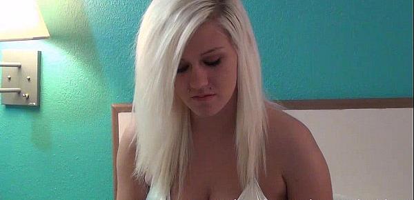  first time amateur dp anal toys it hurts so good with this bleached blonde dp